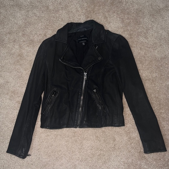 Lucky Brand Nubuck Moto Jacket - Picture 6 of 12